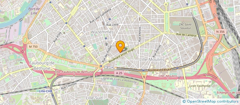 localisation de l'entreprise MADAME EKONDE AKA  ARMENTIERES