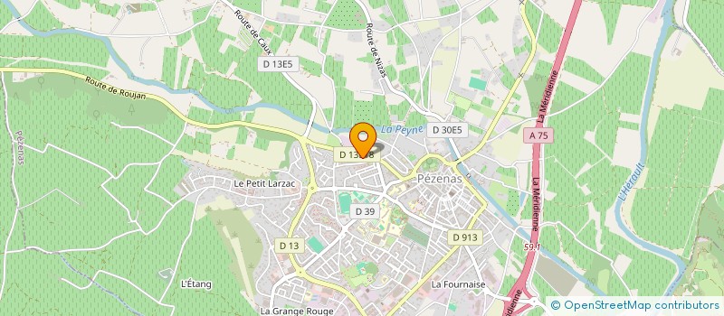 localisation de l'entreprise MADAME EKRAM ZBAIRI  PEZENAS