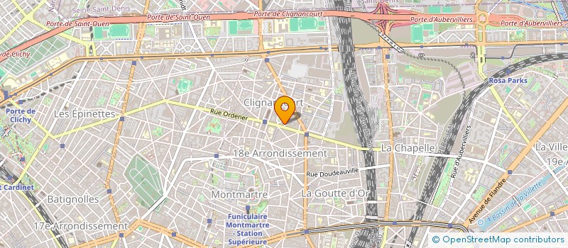 localisation de l'entreprise MADAME EL DJENAD  PARIS