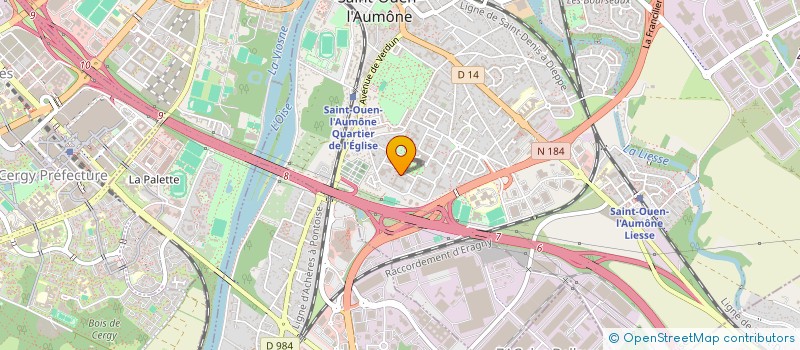 localisation de l'entreprise MADAME EL HASSNA EL GHILANI à SAINT-OUEN-L'AUMONE