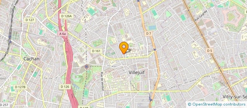 localisation de l'entreprise MADAME EL HEDIA HEBIBI  VILLEJUIF