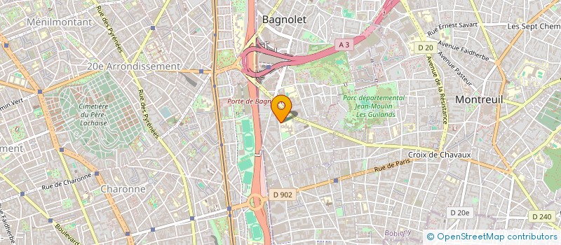 localisation de l'entreprise MADAME EL HIM MEBARECK-HADDAD à BAGNOLET