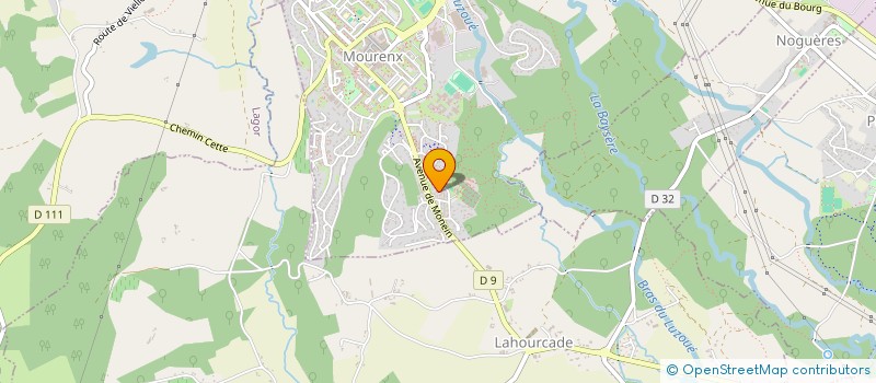 localisation de l'entreprise MADAME EL KEBIRA ARAFE  MOURENX