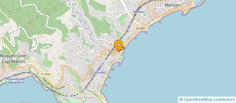 localisation de l'entreprise MADAME ELA PAVLIUKOIC à ROQUEBRUNE-CAP-MARTIN
