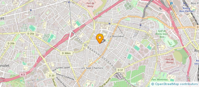 localisation de l'entreprise MADAME ELAINA MARROT à MONTREUIL