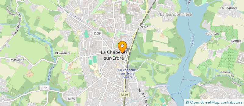 localisation de l'entreprise MADAME ELAINE ARTHUIS  LA CHAPELLE-SUR-ERDRE