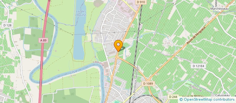 localisation de l'entreprise MADAME ELAINE BEAVER à LIBOURNE