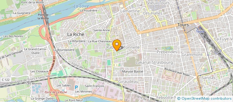 localisation de l'entreprise MADAME ELAINE CLARK  TOURS