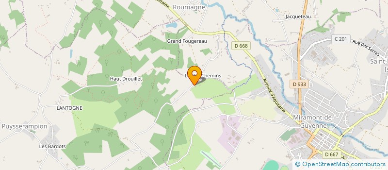 localisation de l'entreprise MADAME ELAINE DUNN  MOUSTIER