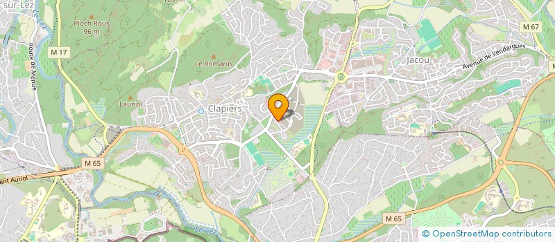 localisation de l'entreprise MADAME ELAINE ELUMBA  CLAPIERS