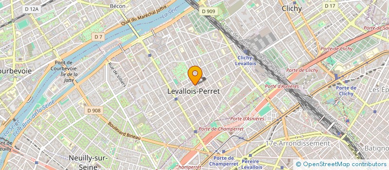 localisation de l'entreprise MADAME ELAINE FEARON à LEVALLOIS-PERRET