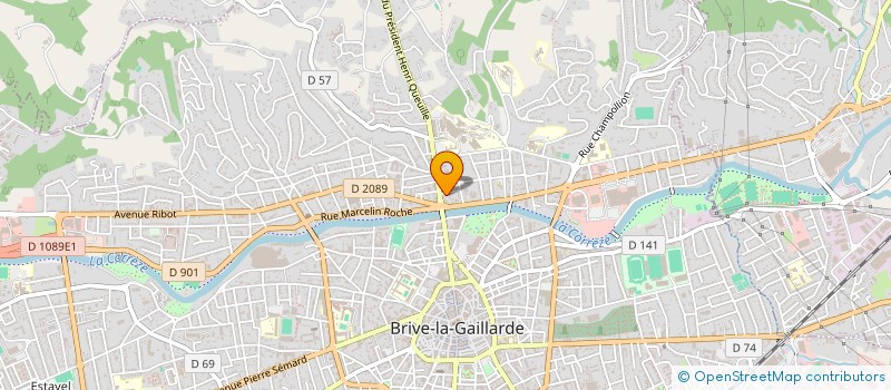 localisation de l'entreprise MADAME ELAINE SCHUSZTER  BRIVE-LA-GAILLARDE