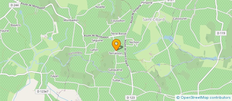 localisation de l'entreprise MADAME ELAINE STEPHENSON  PUISSEGUIN