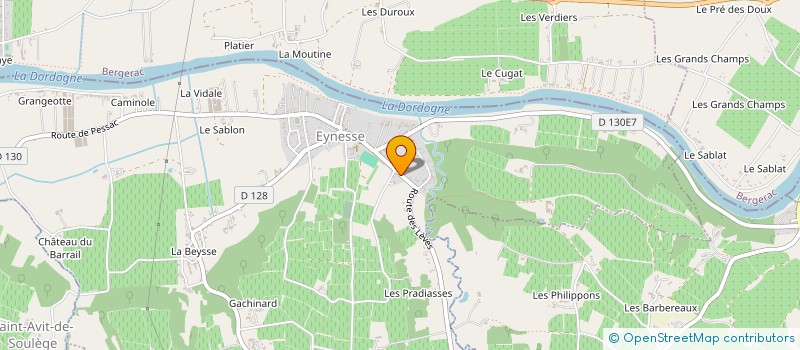 localisation de l'entreprise MADAME ELAINE WEBB  EYNESSE