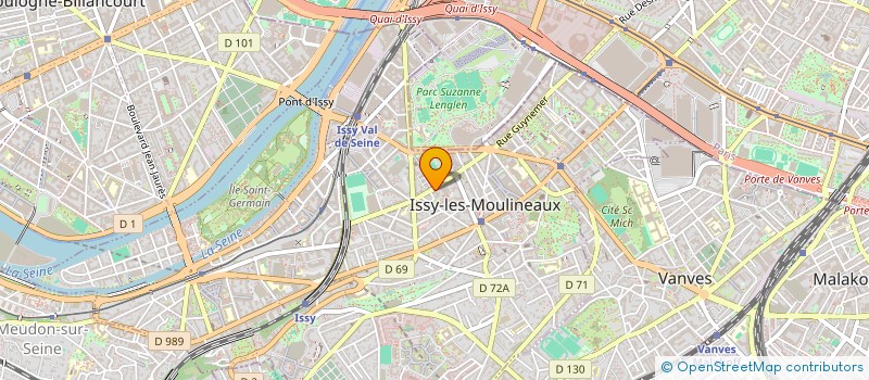 localisation de l'entreprise MADAME ELARA TEYSSIER à ISSY-LES-MOULINEAUX