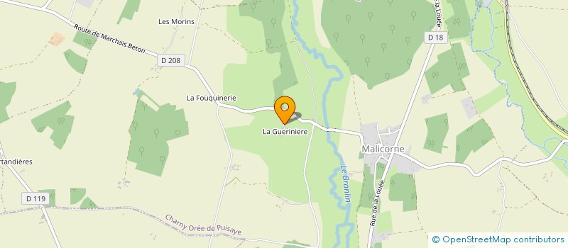 localisation de l'entreprise MADAME ELAURA BRETTE  LIGNOL