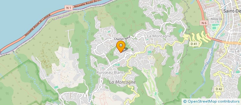 localisation de l'entreprise MADAME ELDA HOARAU à SAINT-DENIS