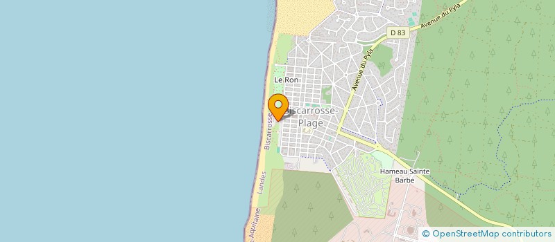 localisation de l'entreprise MADAME ELDA PAJA  BISCARROSSE