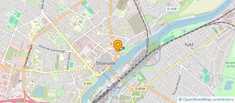 localisation de l'entreprise MADAME ELDINE LAQUITAINE  THIONVILLE