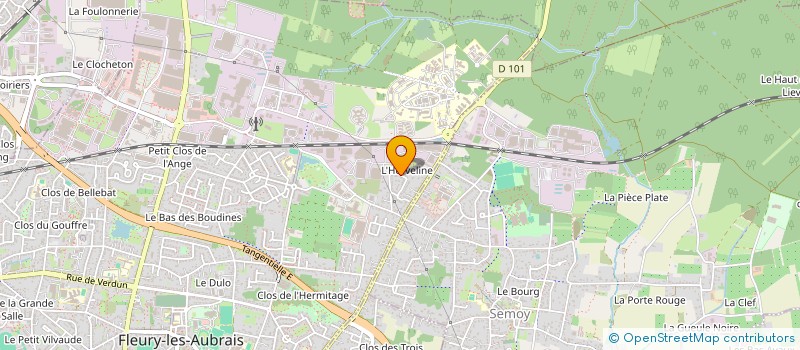 localisation de l'entreprise MADAME ELEA CAMUS  FLEURY-LES-AUBRAIS