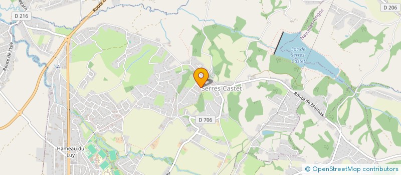 localisation de l'entreprise MADAME ELEA CASTET  SERRES-CASTET