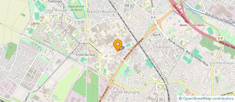 localisation de l'entreprise MADAME ELEA DRU  REIMS