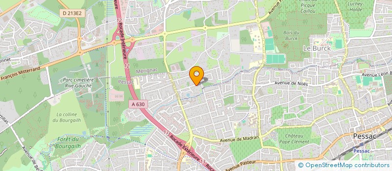 localisation de l'entreprise MADAME ELEA DUFAU  MERIGNAC