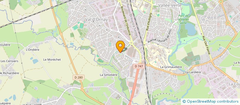 localisation de l'entreprise MADAME ELEA DURAND à LA ROCHE-SUR-YON