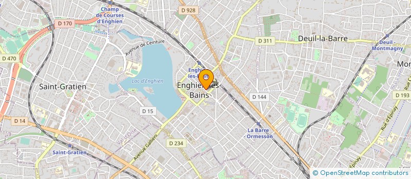localisation de l'entreprise MADAME ELEA FERNANDES à ENGHIEN-LES-BAINS
