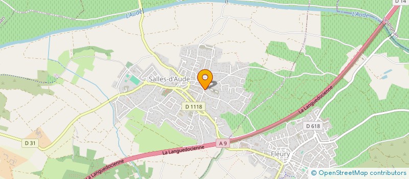 localisation de l'entreprise MADAME ELEA GAUTHIER  SALLES-D'AUDE