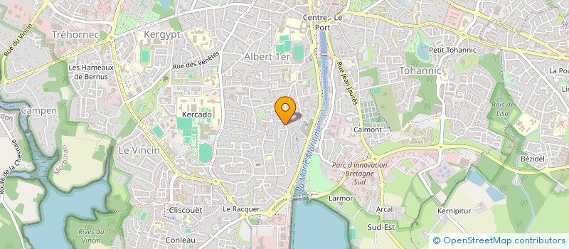 localisation de l'entreprise MADAME ELEA JEANNOT à VANNES