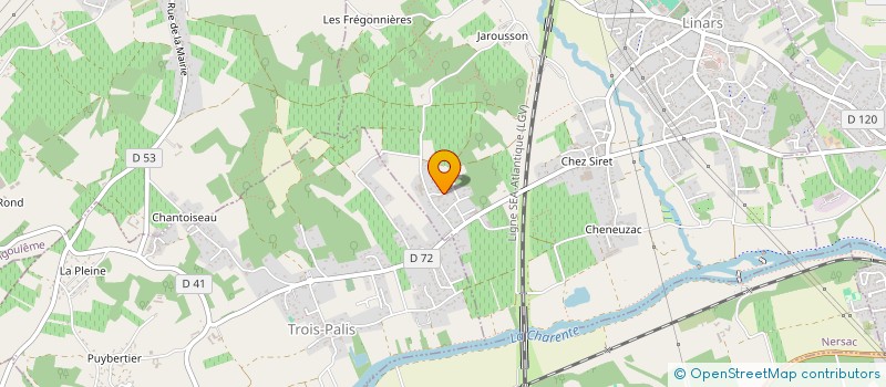 localisation de l'entreprise MADAME ELEA LHOMME  LINARS