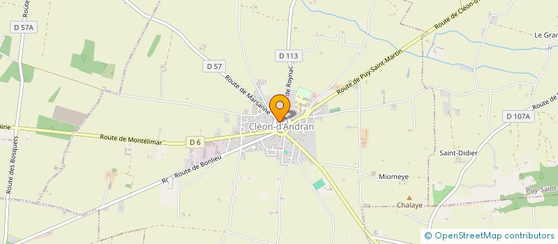 localisation de l'entreprise MADAME ELEA LIONTI  CLEON-D'ANDRAN