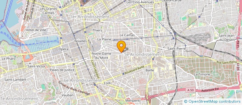localisation de l'entreprise MADAME ELEA LOURY à MARSEILLE