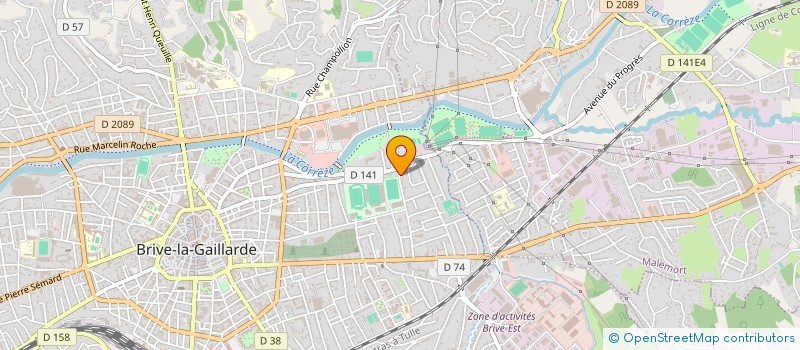 localisation de l'entreprise MADAME ELEA MANCIET  BRIVE-LA-GAILLARDE