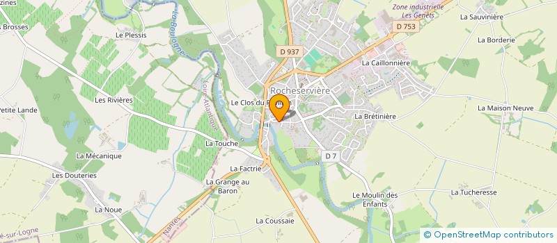 localisation de l'entreprise MADAME ELEA-MARIE HUBERT  ROCHESERVIERE