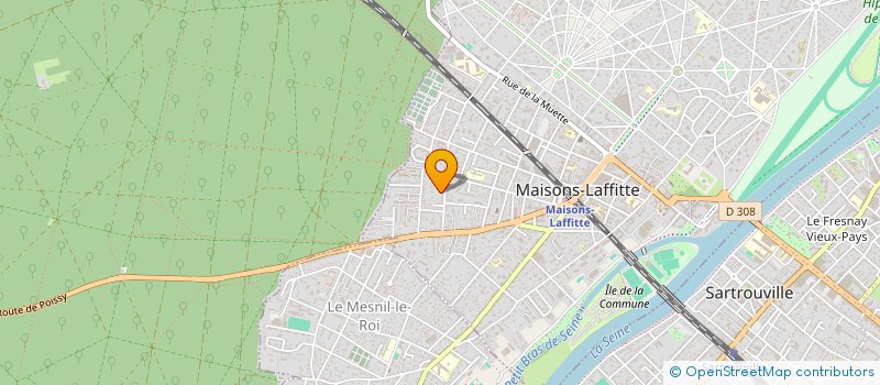 localisation de l'entreprise MADAME ELEA MAUBON  MAISONS-LAFFITTE