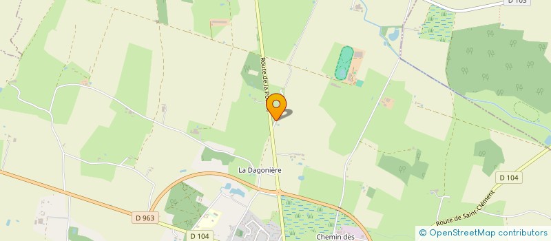 localisation de l'entreprise MADAME ELEA MORIN  BECON-LES-GRANITS