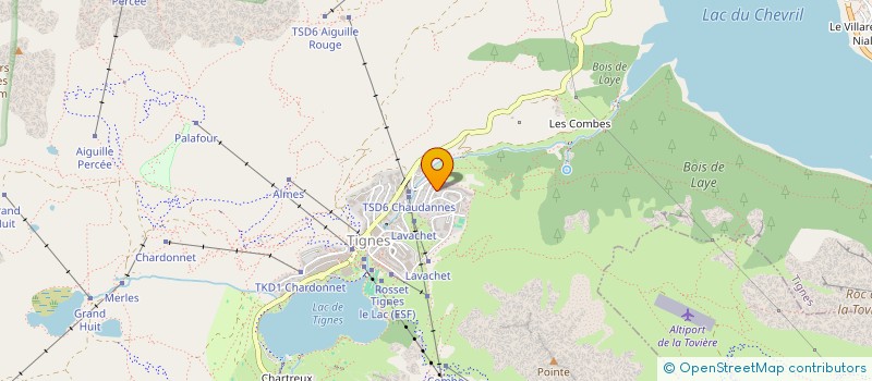 localisation de l'entreprise MADAME ELEA MORTON  TIGNES