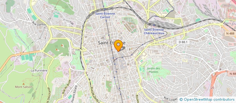 localisation de l'entreprise MADAME ELEA NICOLAS  SAINT-ETIENNE