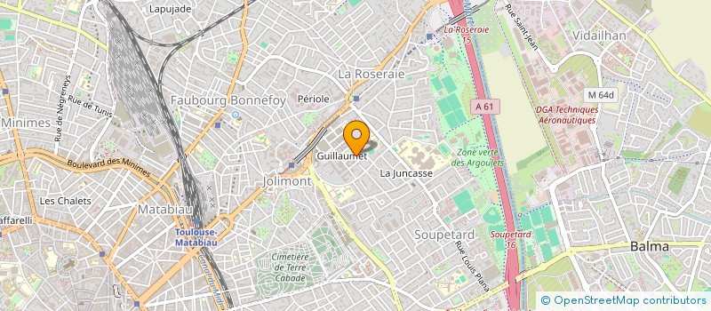 localisation de l'entreprise MADAME ELEA OMARI à TOULOUSE