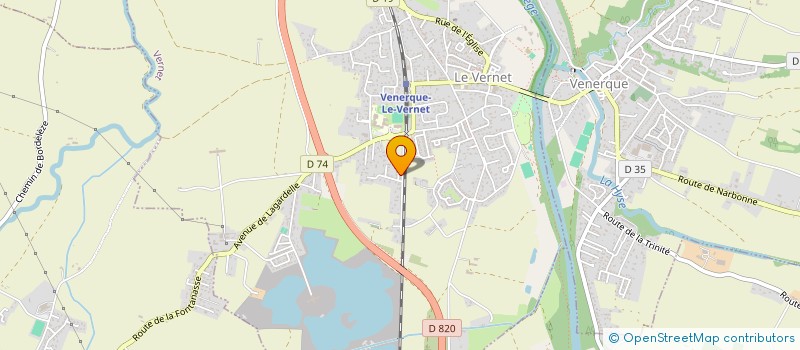 localisation de l'entreprise MADAME ELEA TERROM  VERNET