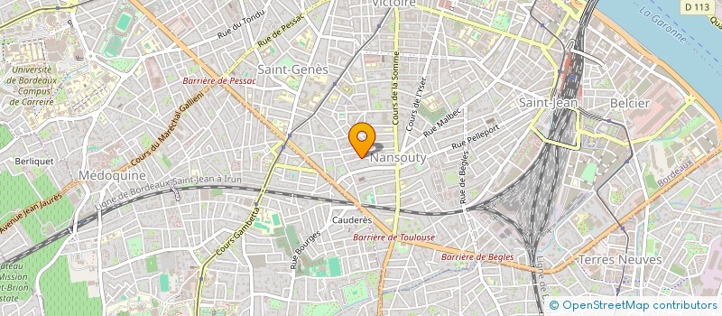 localisation de l'entreprise MADAME ELEA VARNIER  BORDEAUX