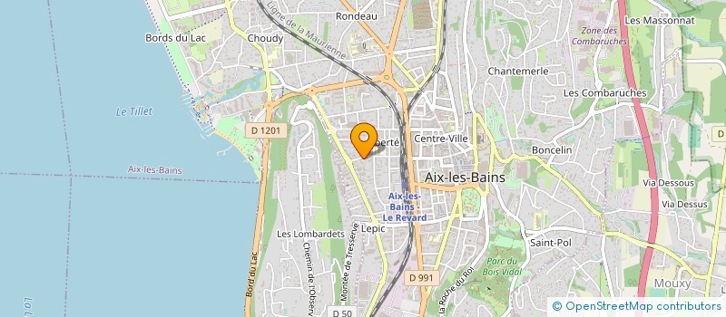 localisation de l'entreprise MADAME ELEA VULPILLAT à AIX LES BAINS