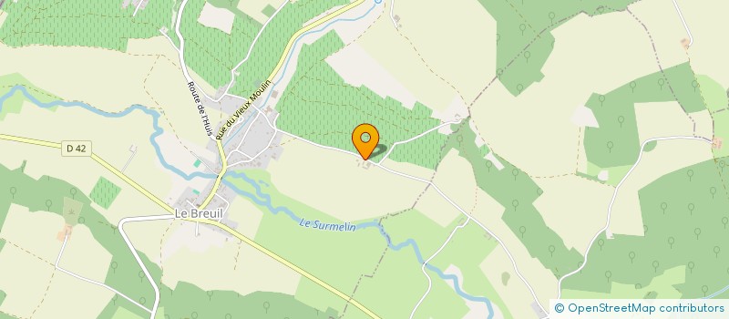 localisation de l'entreprise MADAME ELEANOR DARTINET HENRY à LE BREUIL