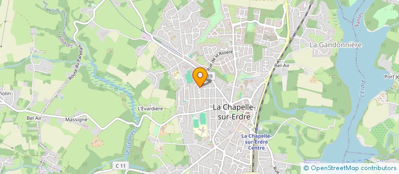 localisation de l'entreprise MADAME ELEANOR GUILLET à LA CHAPELLE-SUR-ERDRE