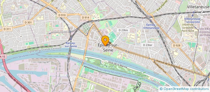 localisation de l'entreprise MADAME ELEANOR RECHOUZE à EPINAY-SUR-SEINE