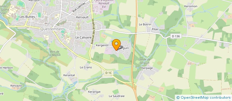 localisation de l'entreprise MADAME ELEN FLIPO  QUESTEMBERT