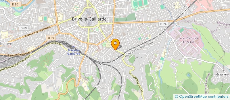 localisation de l'entreprise MADAME ELEN OGANESYAN à BRIVE-LA-GAILLARDE