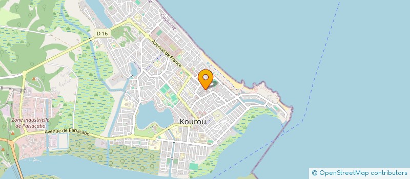 localisation de l'entreprise MADAME ELEN PERON  KOUROU
